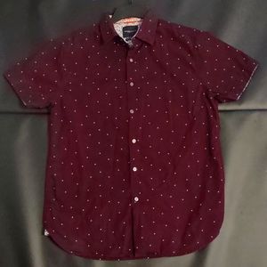 button down short sleeve shirt (small)